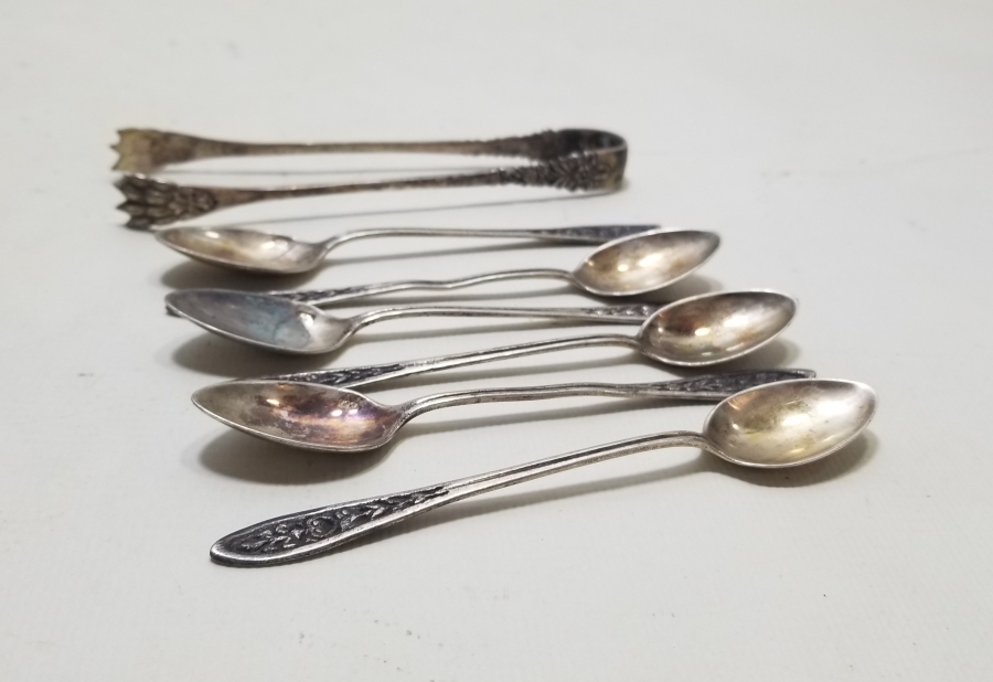 ANTİKA GÜMÜŞ ÇAY TAKIMI