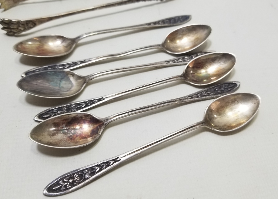 ANTİKA GÜMÜŞ ÇAY TAKIMI