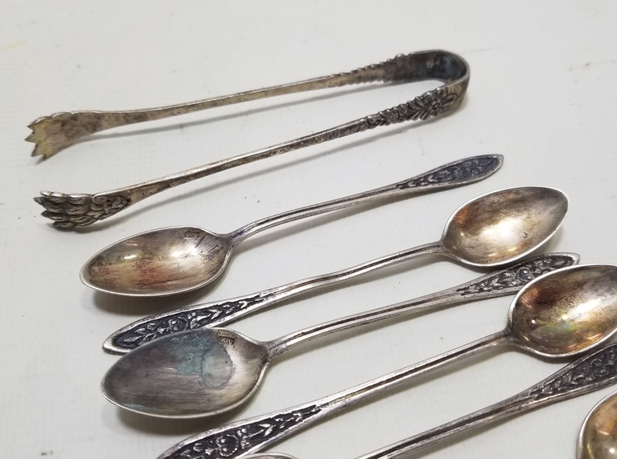 ANTİKA GÜMÜŞ ÇAY TAKIMI