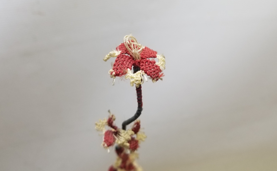 OSMANLI DÖNEMİ İĞNE OYALI KOZAK YÖRESİ NADİR GELİN ÇİÇEĞİ