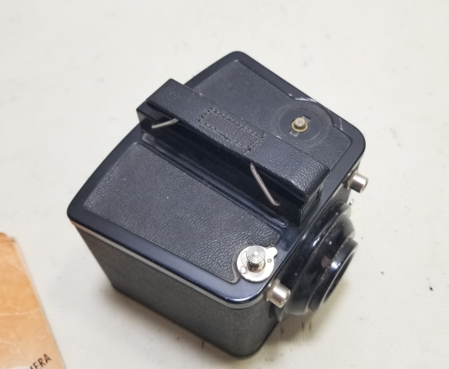 KULLANMA KILAVUZUYLA YÜKSEK KONDİSYONDA ANTİKA AMERİKAN FOTOĞRAF MAKİNESİ