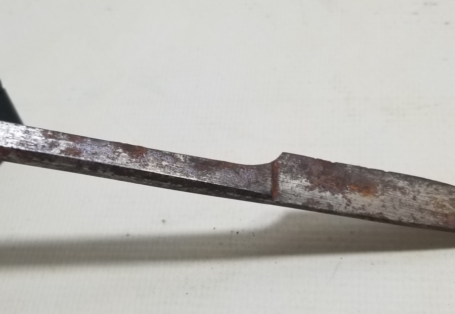 OSMANLI DÖNEMİ NADİR TİPTE PRİMİTİF MAKTA - HATTAT BIÇAĞI