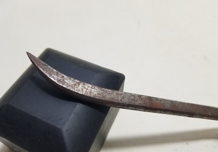 OSMANLI DÖNEMİ NADİR TİPTE PRİMİTİF MAKTA - HATTAT BIÇAĞI