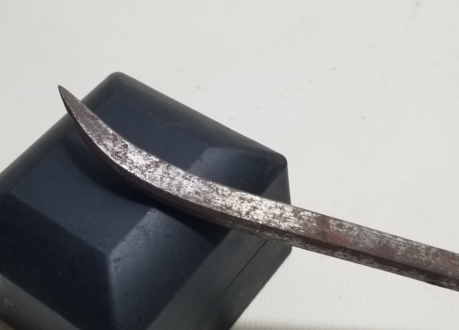 OSMANLI DÖNEMİ NADİR TİPTE PRİMİTİF MAKTA - HATTAT BIÇAĞI