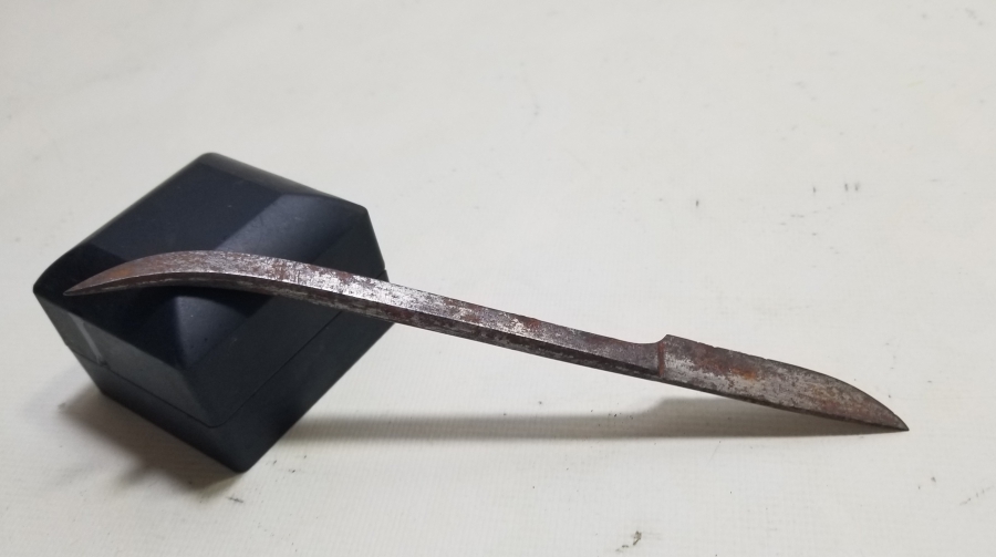 OSMANLI DÖNEMİ NADİR TİPTE PRİMİTİF MAKTA - HATTAT BIÇAĞI