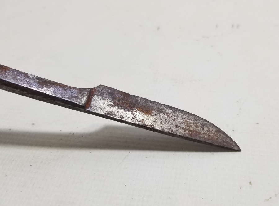 OSMANLI DÖNEMİ NADİR TİPTE PRİMİTİF MAKTA - HATTAT BIÇAĞI