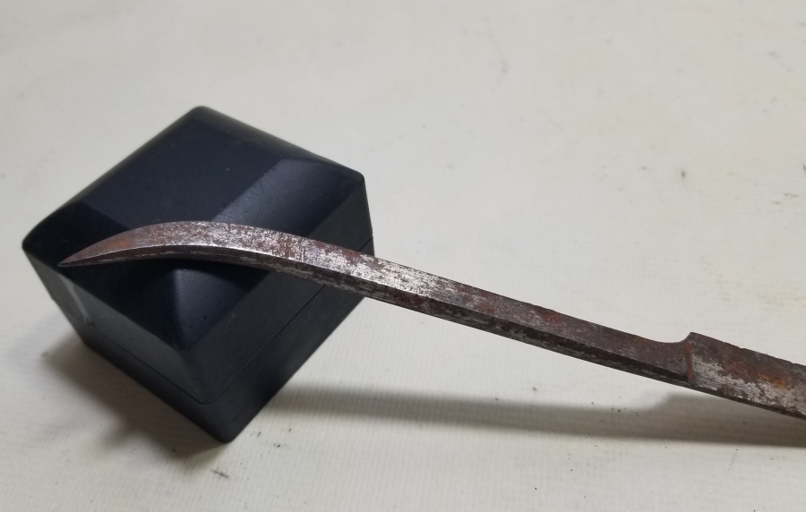 OSMANLI DÖNEMİ NADİR TİPTE PRİMİTİF MAKTA - HATTAT BIÇAĞI