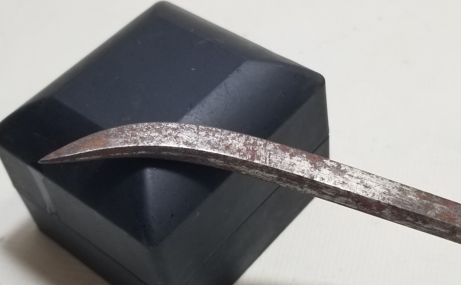 OSMANLI DÖNEMİ NADİR TİPTE PRİMİTİF MAKTA - HATTAT BIÇAĞI