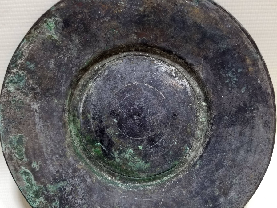 ARKASI ERMENİCE YAZILI NADİR BOYDA OSMANLI DÖNEMİ KAYMAK TABAĞI