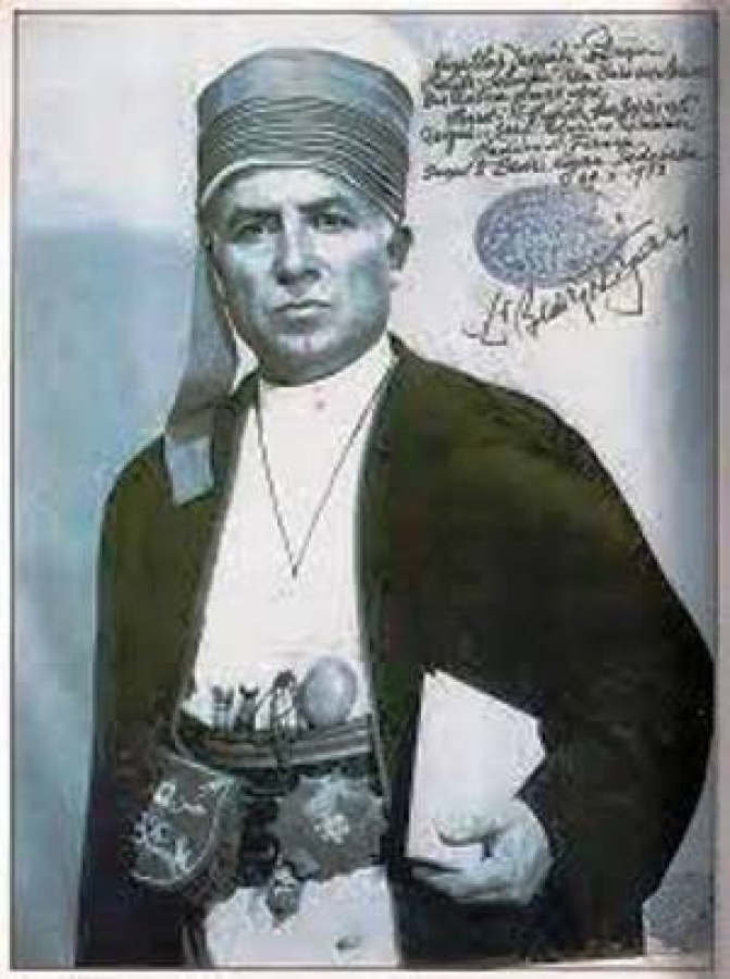 DEV BOYDA OSMANLI DÖNEMİ BEKTAŞİ ŞEYHİ KUŞAK TESLİMİ TAŞI