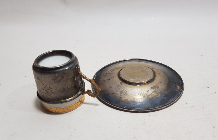 OSMANLI DÖNEMİ GÜMÜŞ KAHVE TAKIMI