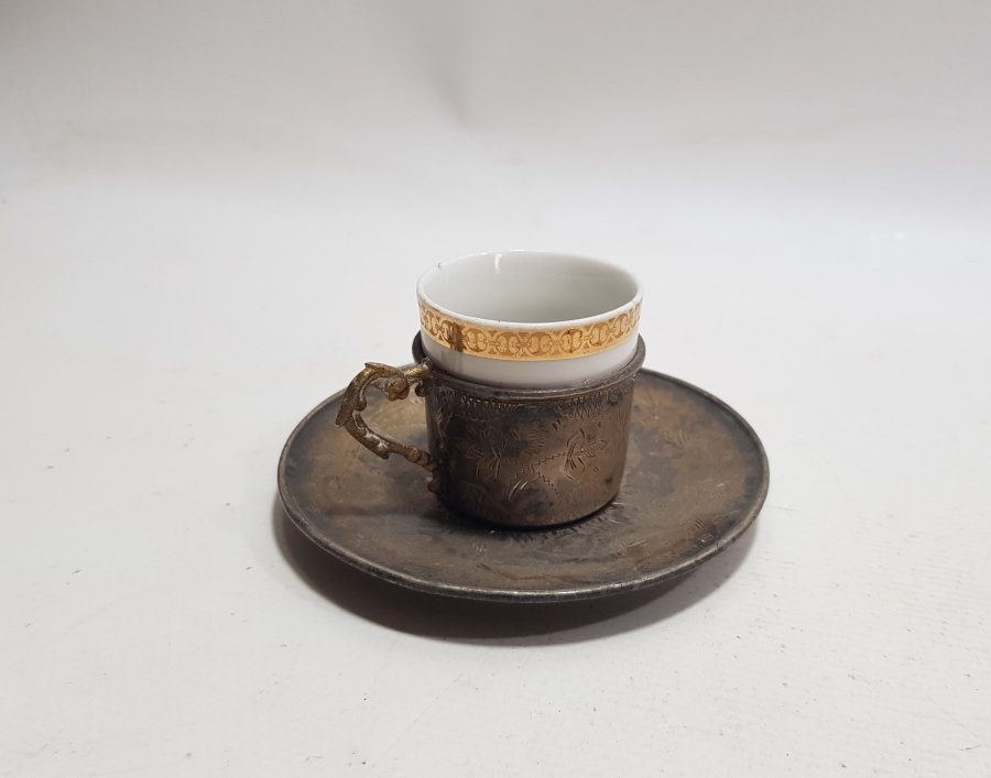 OSMANLI DÖNEMİ GÜMÜŞ KAHVE TAKIMI
