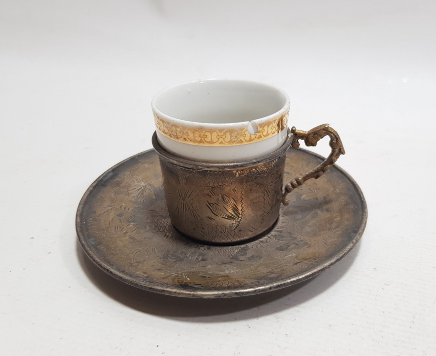 OSMANLI DÖNEMİ GÜMÜŞ KAHVE TAKIMI