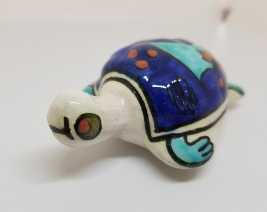 SITKI USTA İMZALI NADİR KAPLUMBAĞA FİGÜRÜ SERAMİK BİBLO