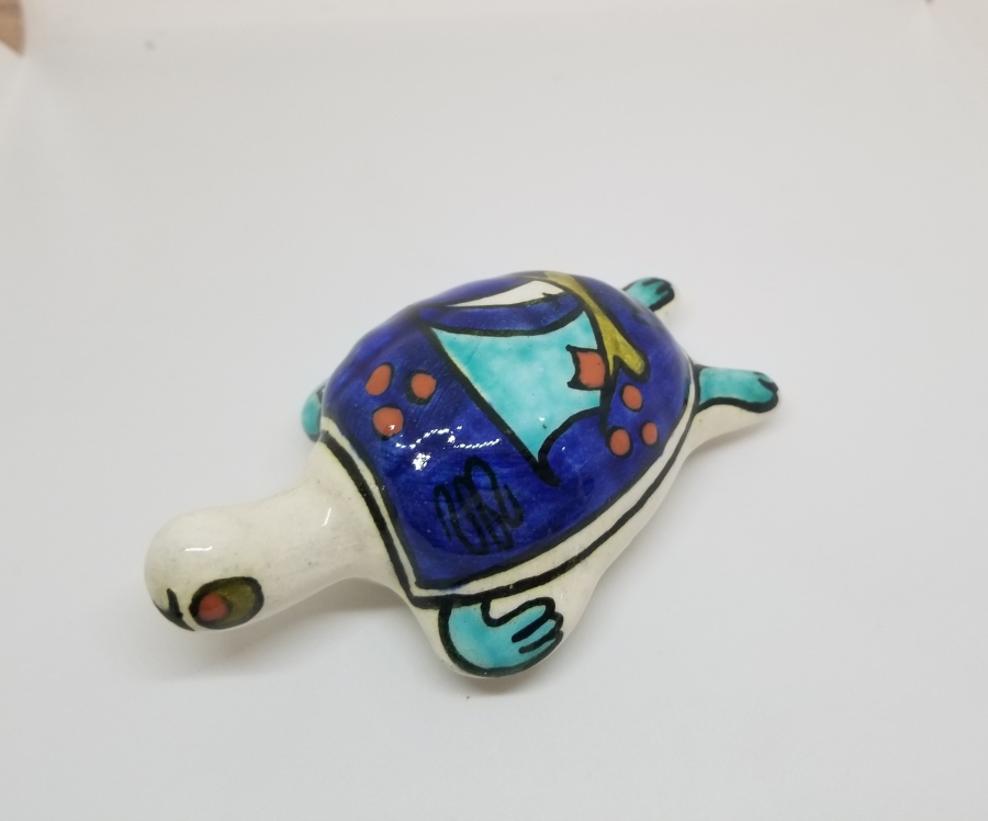 SITKI USTA İMZALI NADİR KAPLUMBAĞA FİGÜRÜ SERAMİK BİBLO