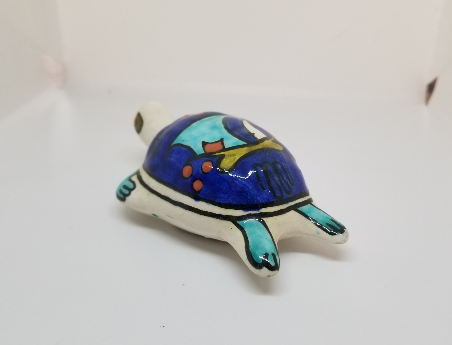 SITKI USTA İMZALI NADİR KAPLUMBAĞA FİGÜRÜ SERAMİK BİBLO