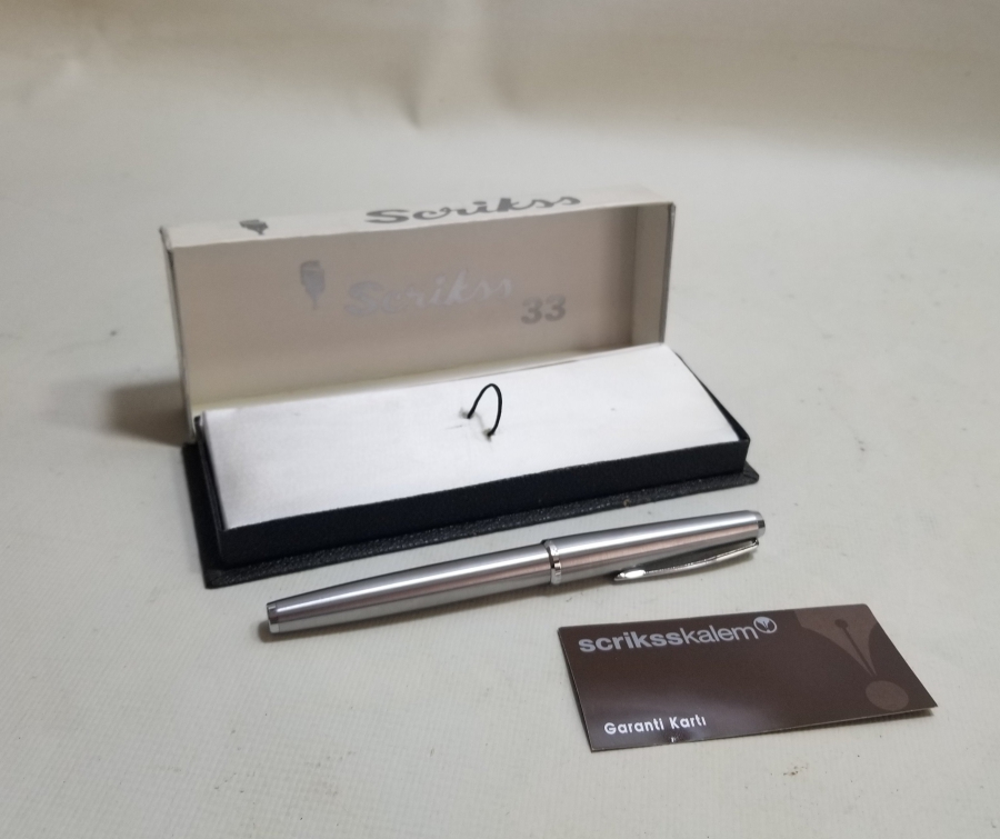 ORİJİNAL KUTUSUNDA SCRİKSS MARKA DOLMA KALEM