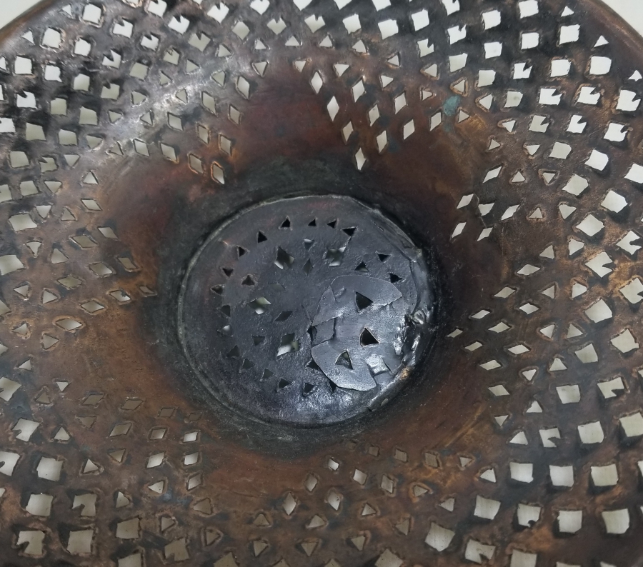 TESTERE İŞÇİLİKLİ OSMANLI DÖNEMİ KUBBELİ LENGER SÜZGECİ