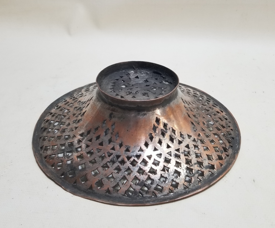 TESTERE İŞÇİLİKLİ OSMANLI DÖNEMİ KUBBELİ LENGER SÜZGECİ