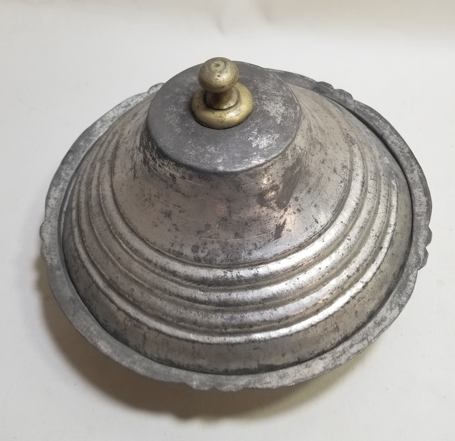 OSMANLI DÖNEMİ TEKKE İŞİ KUBBELİ FORMLU KAPAKLI LENGER