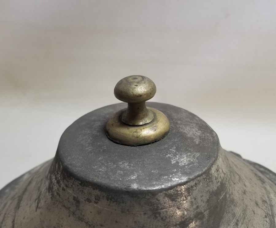 OSMANLI DÖNEMİ TEKKE İŞİ KUBBELİ FORMLU KAPAKLI LENGER