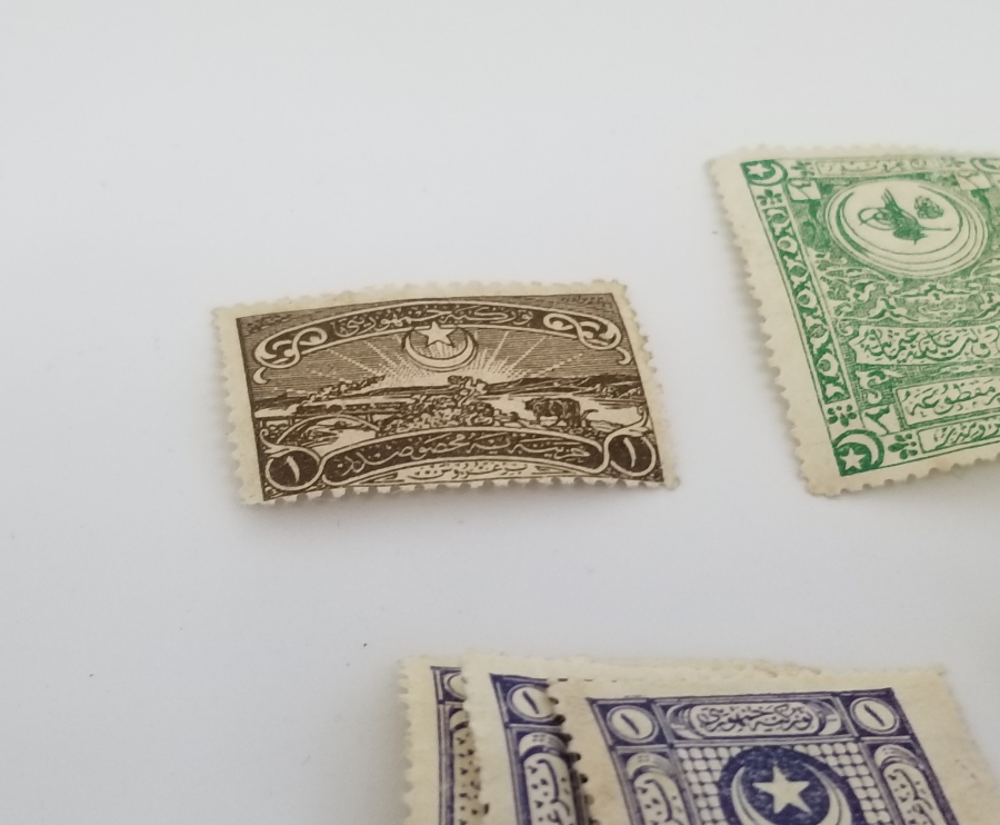 OSMANLI DÖNEMİ POSTADAN GEÇMEMİŞ PUL LOTU