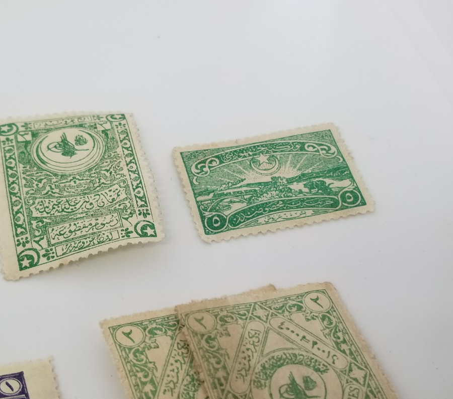 OSMANLI DÖNEMİ POSTADAN GEÇMEMİŞ PUL LOTU