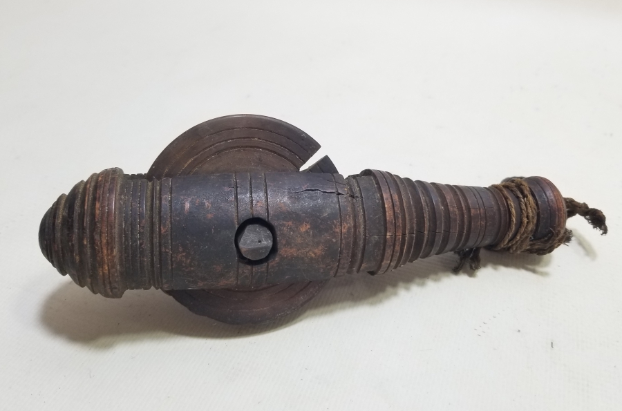 OSMANLI DÖNEMİ AHŞAP EL YAPIMI DOKUMA TEZGAHI MAKARASI