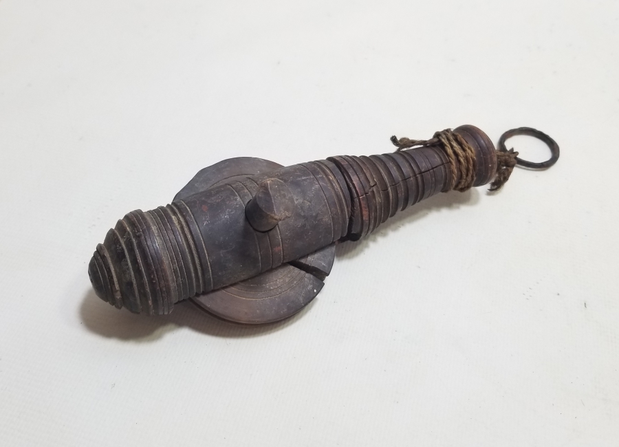 OSMANLI DÖNEMİ AHŞAP EL YAPIMI DOKUMA TEZGAHI MAKARASI