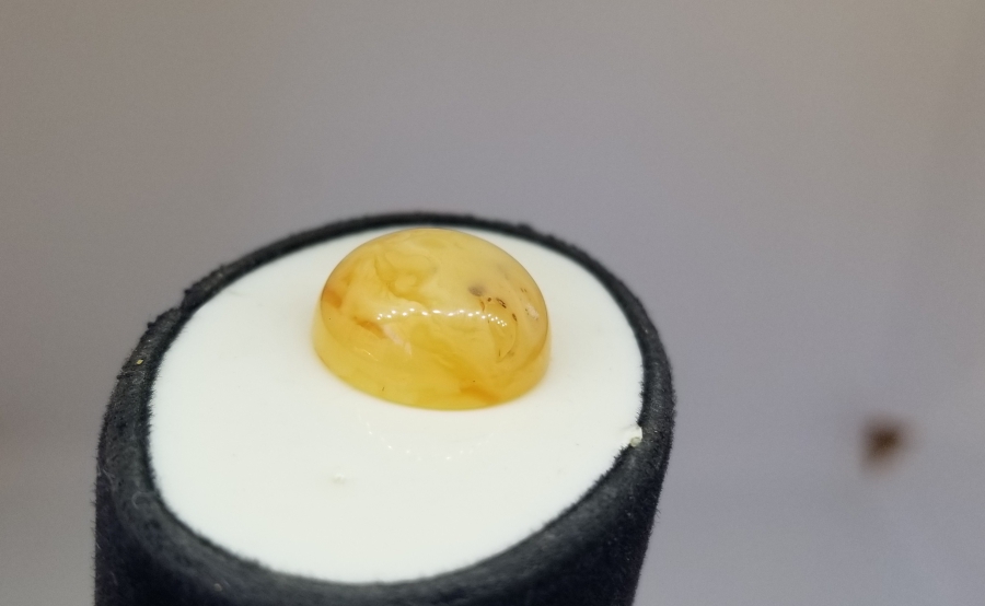 KAYA DAMLA KEHRİBAR YÜZÜK KAŞI