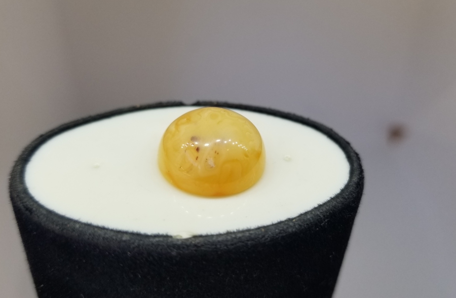 KAYA DAMLA KEHRİBAR YÜZÜK KAŞI