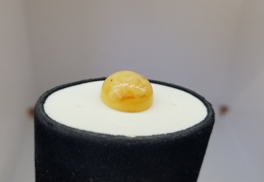 KAYA DAMLA KEHRİBAR YÜZÜK KAŞI