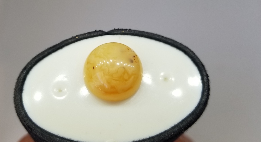 KAYA DAMLA KEHRİBAR YÜZÜK KAŞI