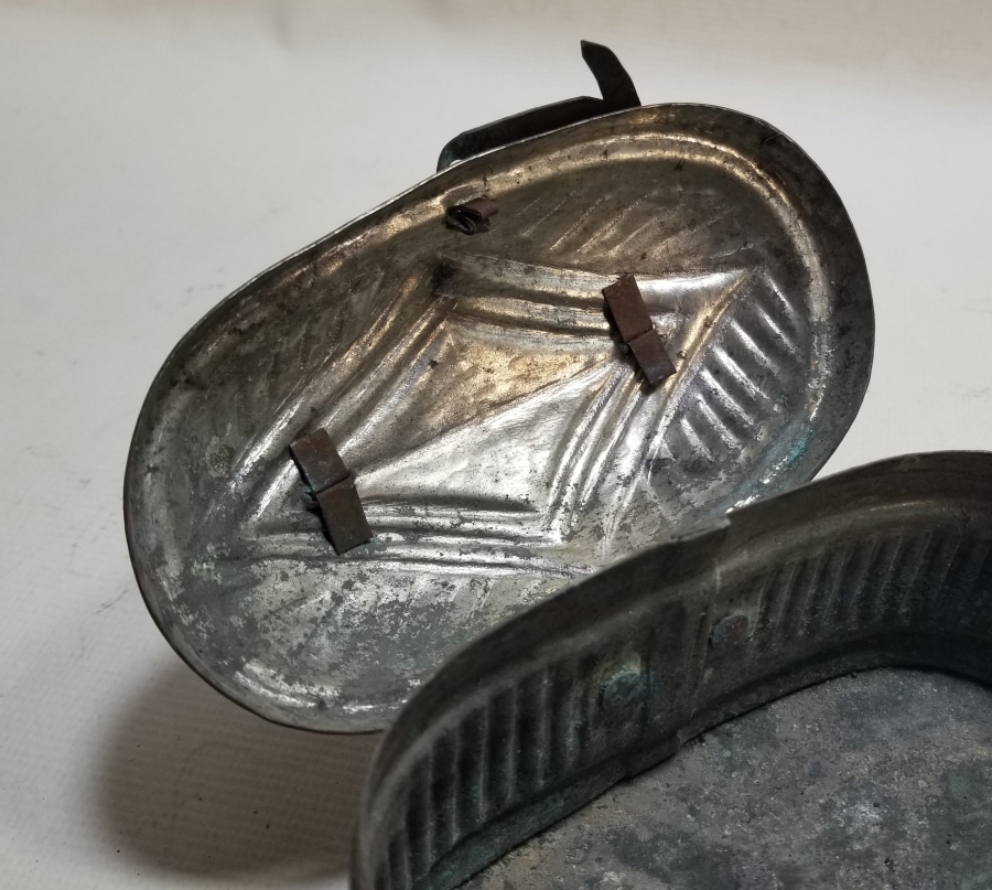 OSMANLI DÖNEMİ EL YAPIMI BAKIR KİLDANLIK - SABUNLUK