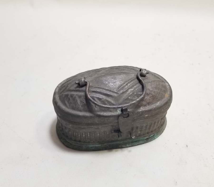 OSMANLI DÖNEMİ EL YAPIMI BAKIR KİLDANLIK - SABUNLUK