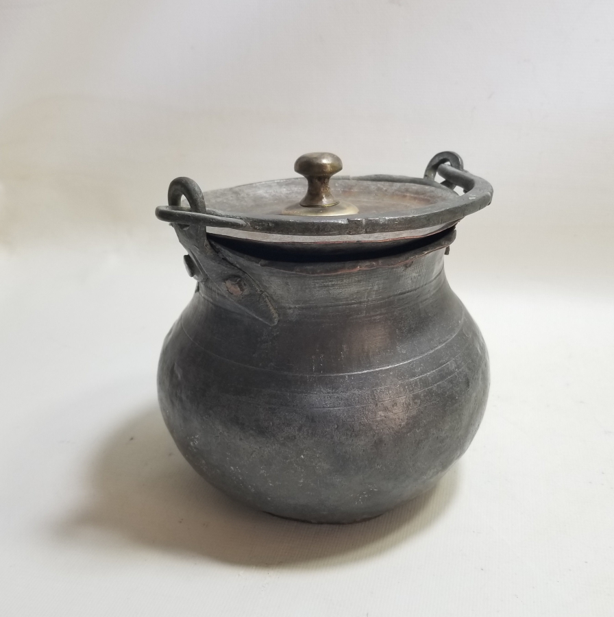 ÜZERİ YAZILI NADİR TİPTE OSMANLI DÖNEMİ BAKRAÇ