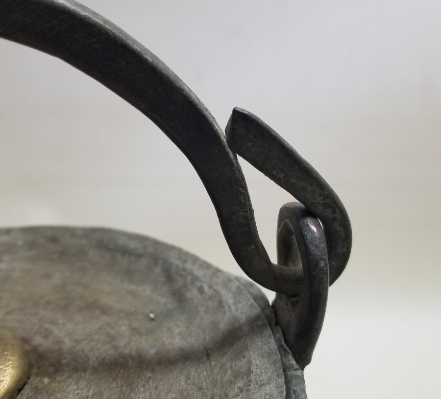 ÜZERİ YAZILI NADİR TİPTE OSMANLI DÖNEMİ BAKRAÇ