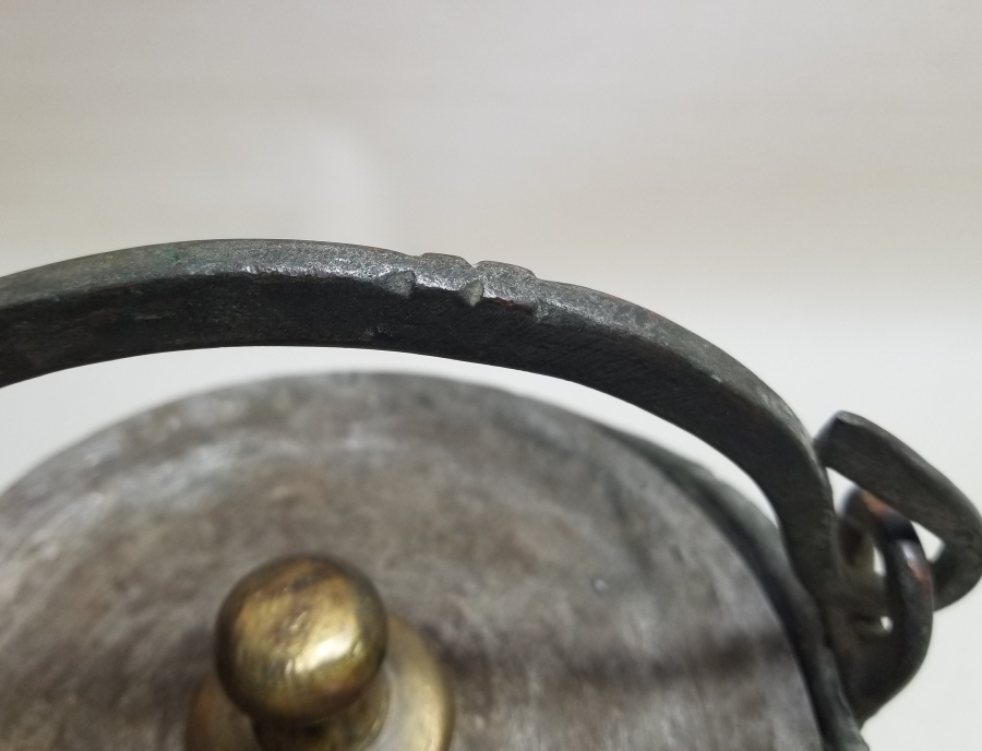 ÜZERİ YAZILI NADİR TİPTE OSMANLI DÖNEMİ BAKRAÇ