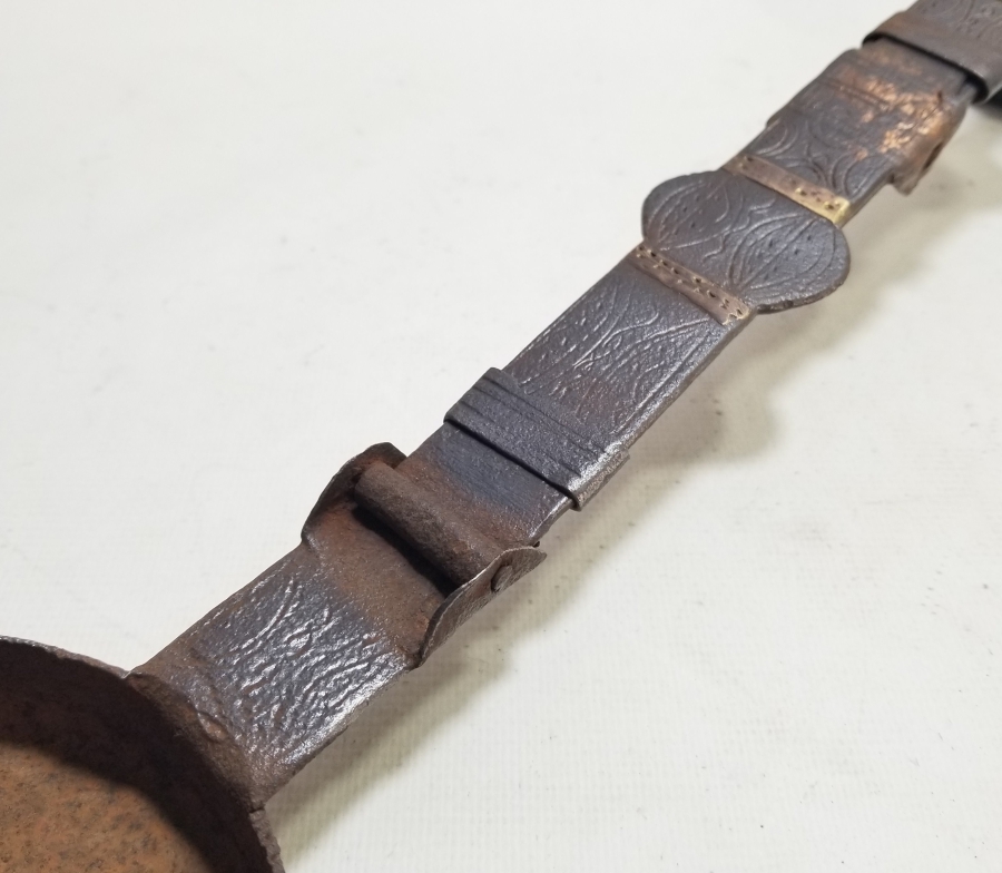 OSMANLI DÖNEMİ ÜZERİ İŞLEMELİ KATLANIR KAHVE KAVURMA TAVASI