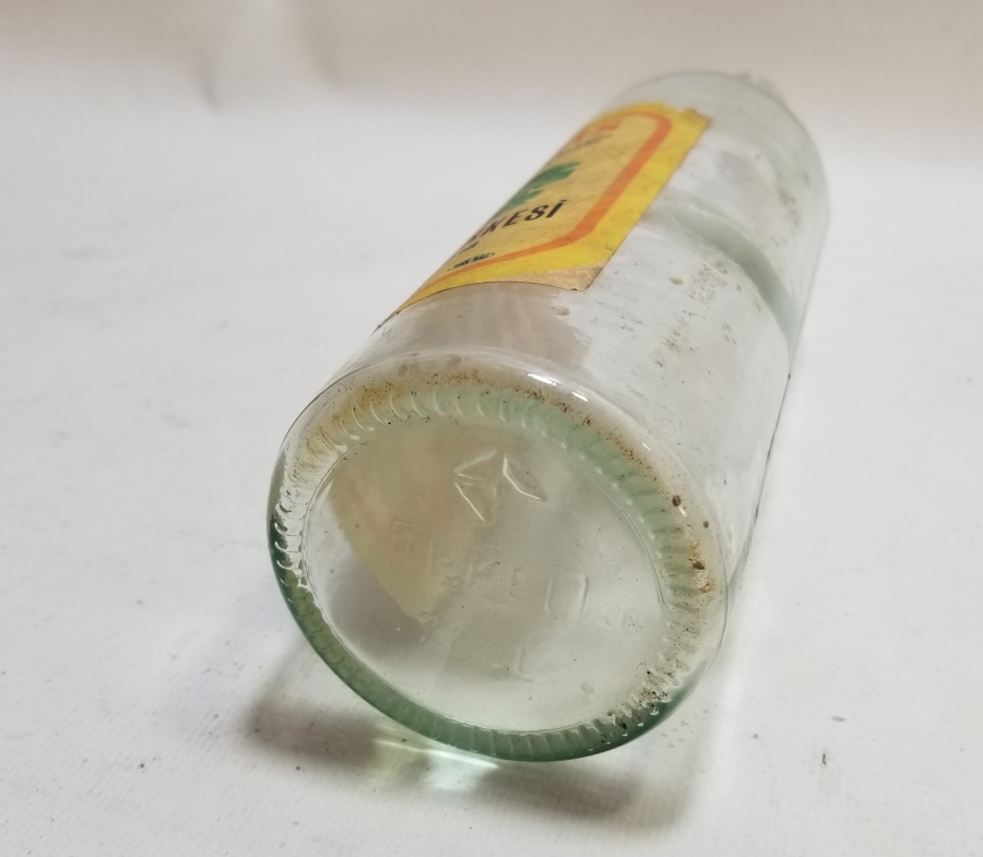 ORİJİNAL ETİKETİYLE ANTİKA ÜZÜM SİRKESİ ŞİŞESİ