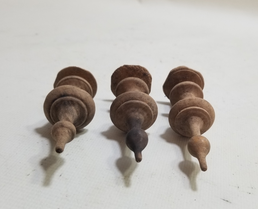 OSMANLI DÖNEMİ AHŞAP DUVAR SAATİ PARÇALARI LOTU