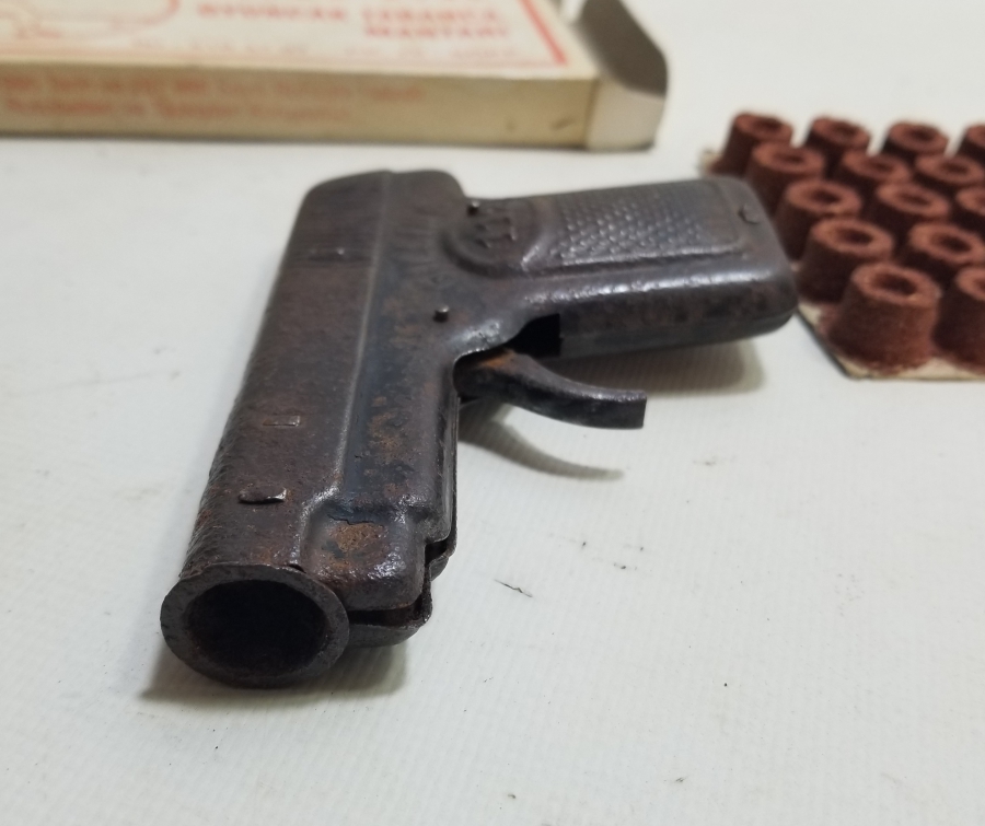 ORİJİNAL MANTARLARIYLA ANTİKA MANTAR TABANCASI