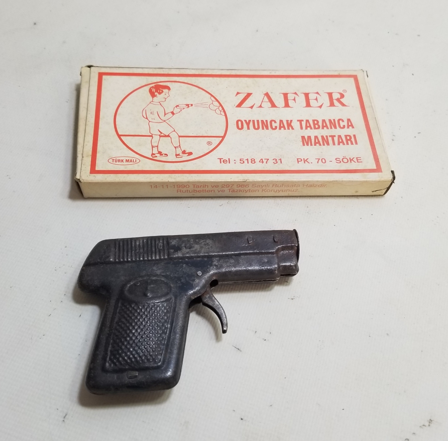 ORİJİNAL MANTARLARIYLA ANTİKA MANTAR TABANCASI