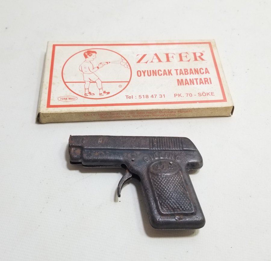 ORİJİNAL MANTARLARIYLA ANTİKA MANTAR TABANCASI