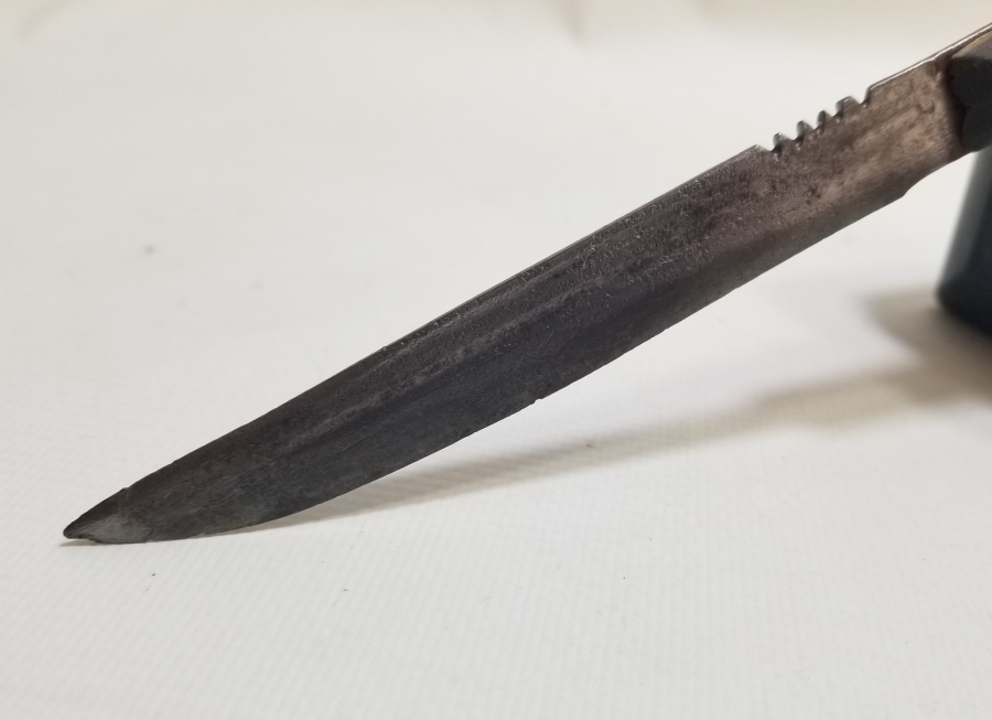 OSMANLI DÖNEMİ NADİR TİPTE KABADAYI KAMASI - SALDIRMASI