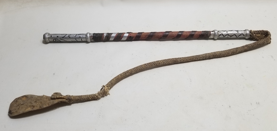 SAPI OSMANLICA YAZILI OSMANLI DÖNEMİ ÇERKES AT KAMÇISI