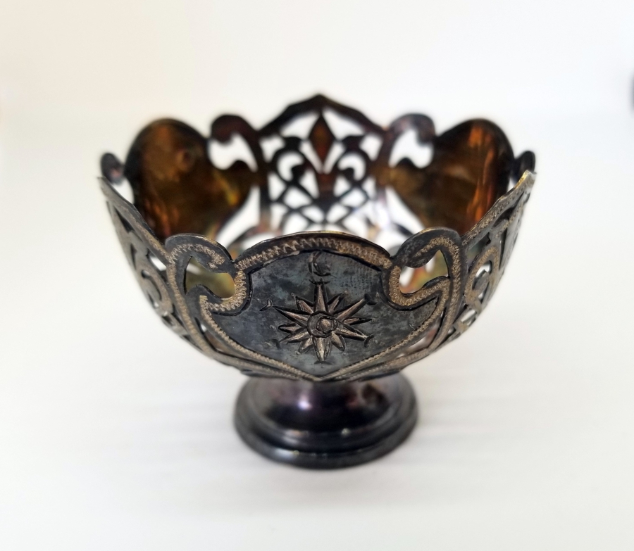 TESTERE İŞÇİLİKLİ VE TUĞRALI OSMANLI DÖNEMİ FİNCAN ZARFI