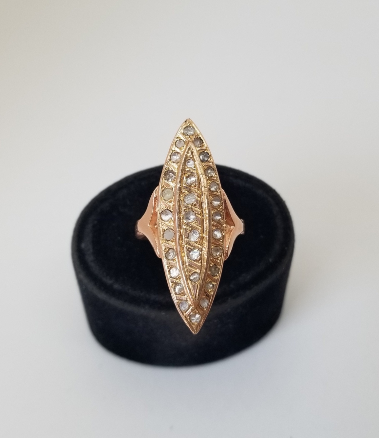 ALTIN KAPLAMA ÖZEL YAPIM MEKİK YÜZÜK