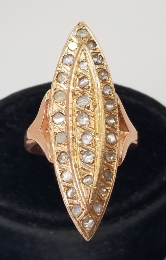 ALTIN KAPLAMA ÖZEL YAPIM MEKİK YÜZÜK