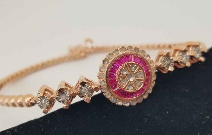 YAKUT TAŞLI ÖZEL YAPIM YÜZÜK BİLEKLİK TAKIMI